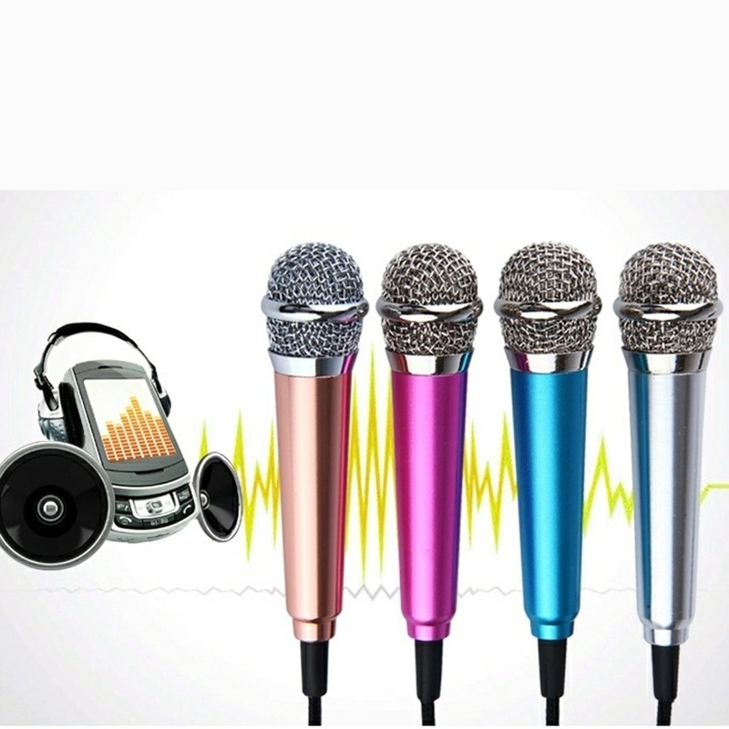 Studio Portable Mini 3.5mm Stereo Studio Speech Mic Audio Microphone for Phone/Smart Phone Desktop Accessories