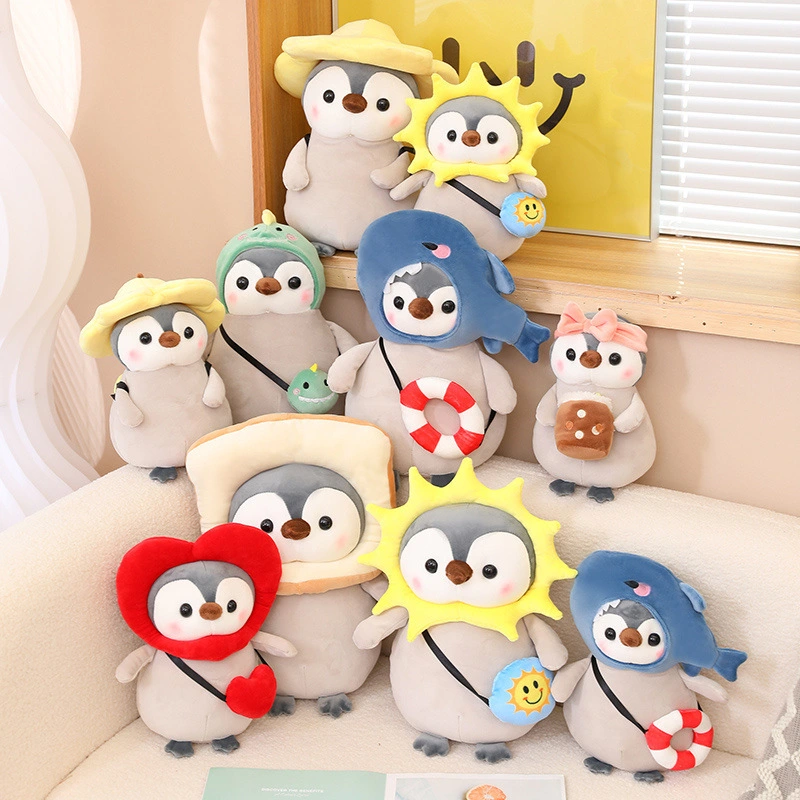 Plush Toy Cute Penguin Transformation Dinosaur Doll