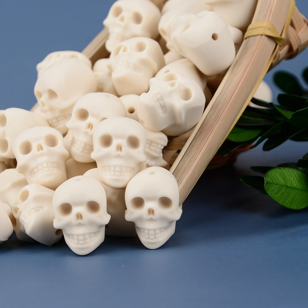 Silicone Beads Skull Halloween Beaded DIY