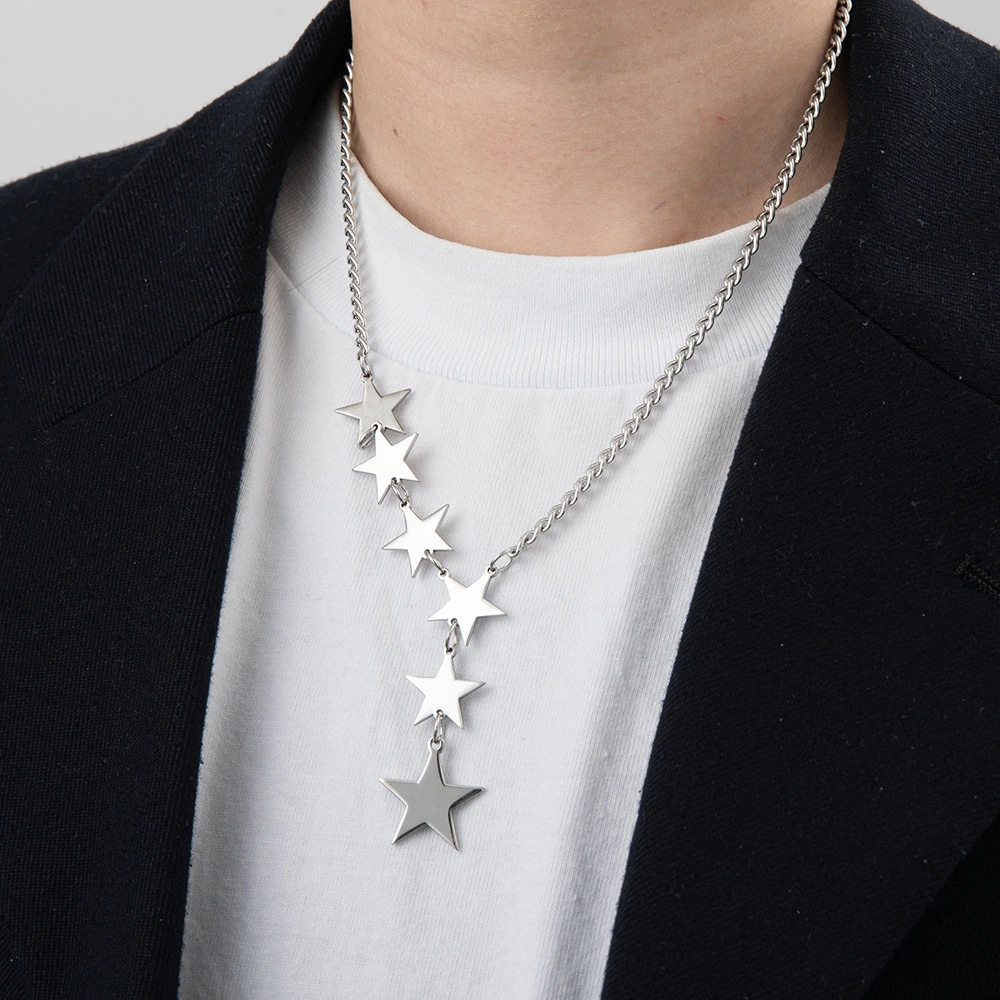 Men's And Women's Fashion Personalized Star Pendant Necklace