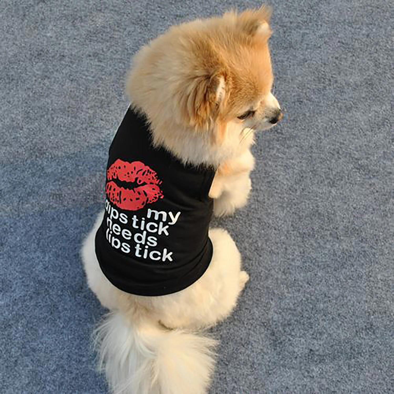 Pet Dog Shirt Comfortable Breathable Printed Dog Vest Shirt Pet Clothes Puppy Costume