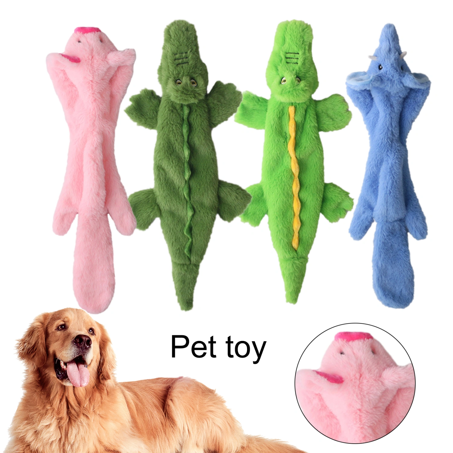 Dog Chew Toy Bite Resistant Relieve Boredom Sound Tail Pet Puppy Chew Squeaker Sound Toys for Entertainment 