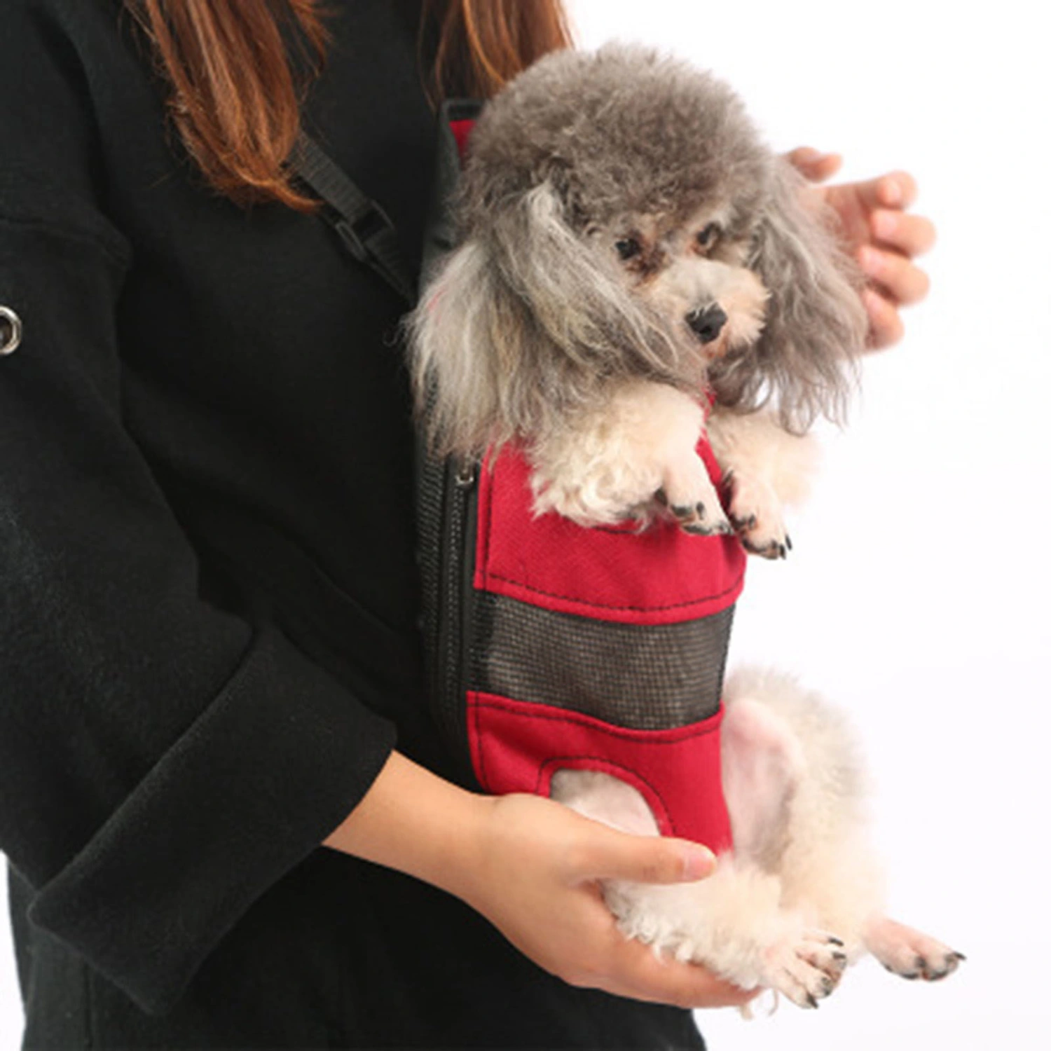Pet Carrier Backpack Comfortable High Stability Adjustable Dogs Cats Legs Out Front Travel Bag for Outside