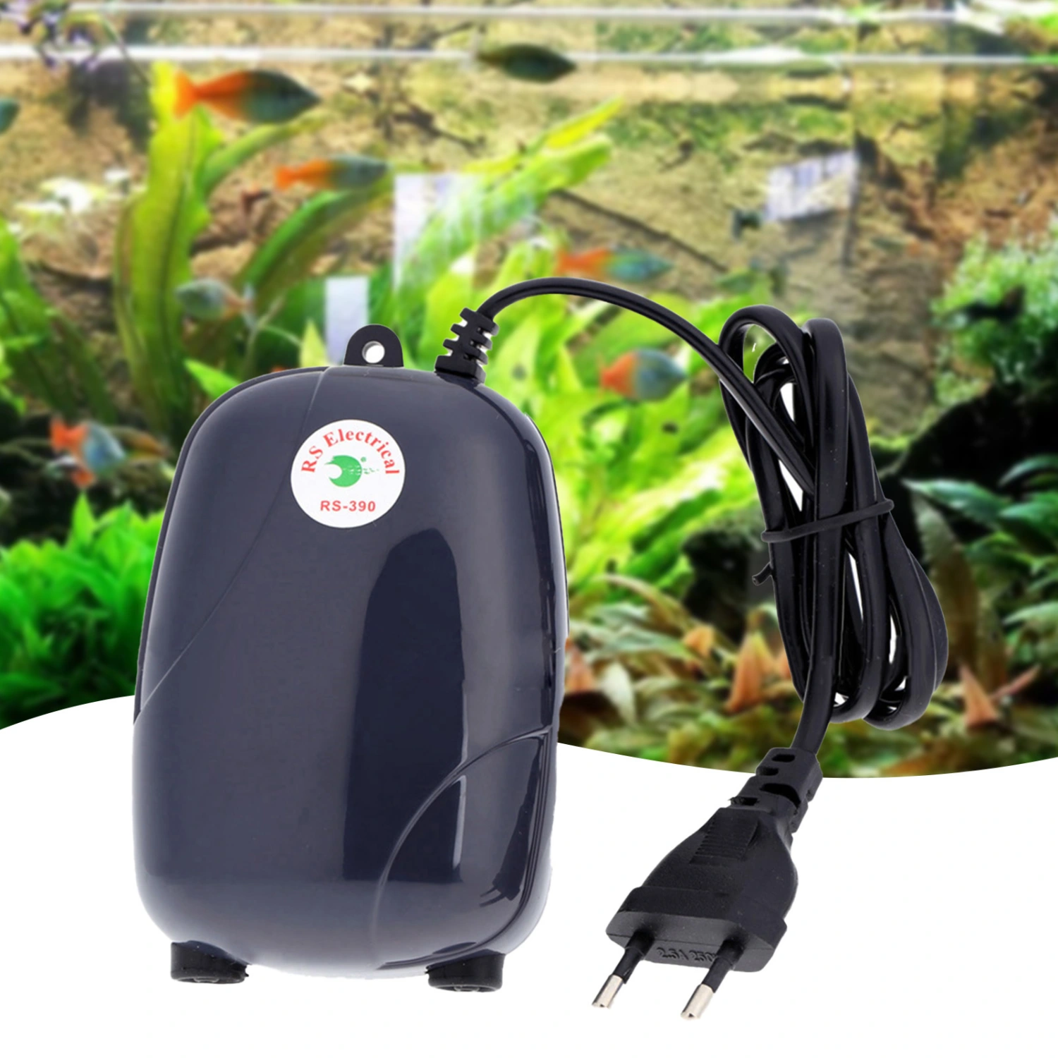 Aquarium Air Pump Provide Oxygen Fish Breeding Accessories Small Size Fish Tank Air Pump Ultra Silent with Tube for Outdoor Fishing