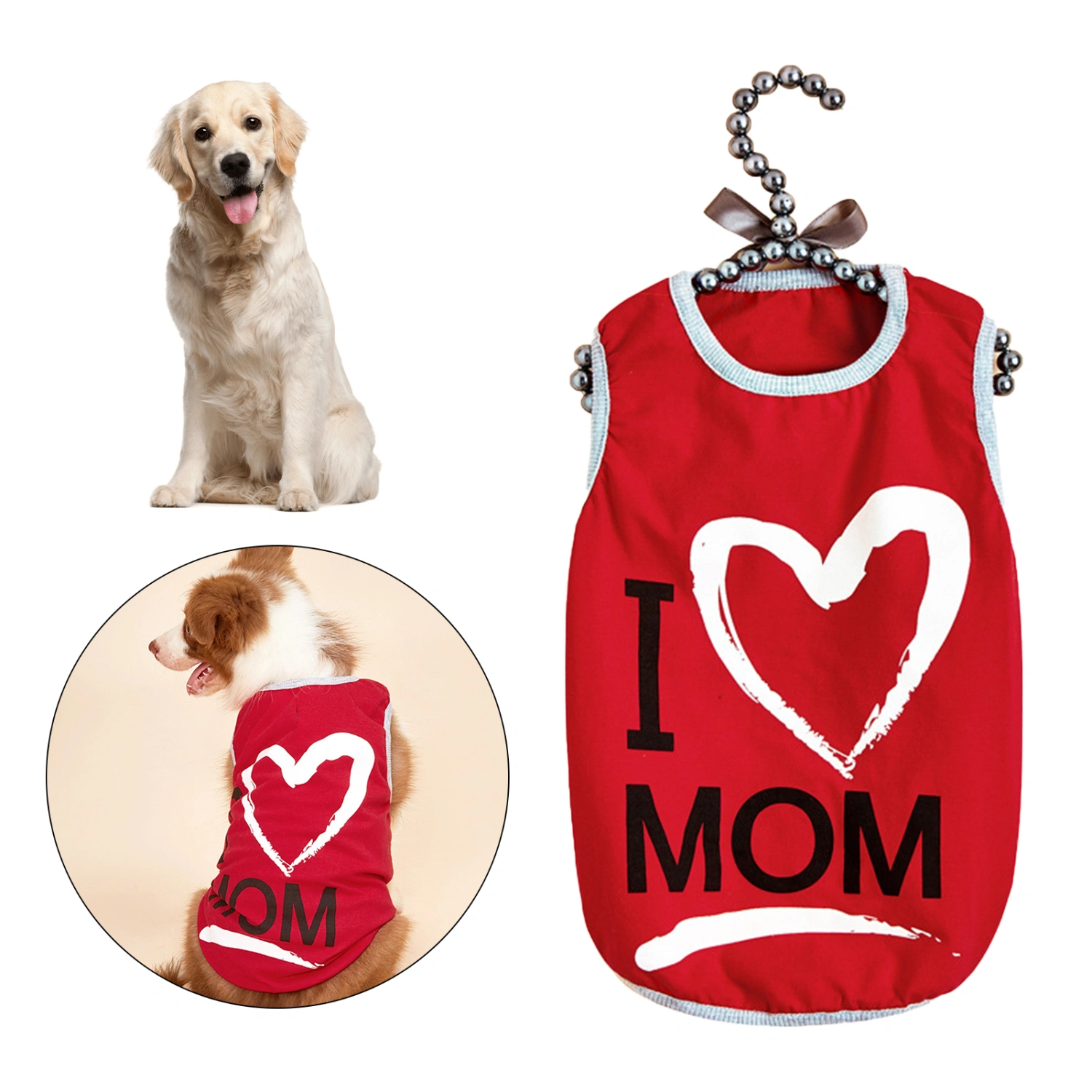 Dog Vest Letter Print Sport Wear Lovely Puppy Shirt Pet Sweatshirt Clothes for Outdoor