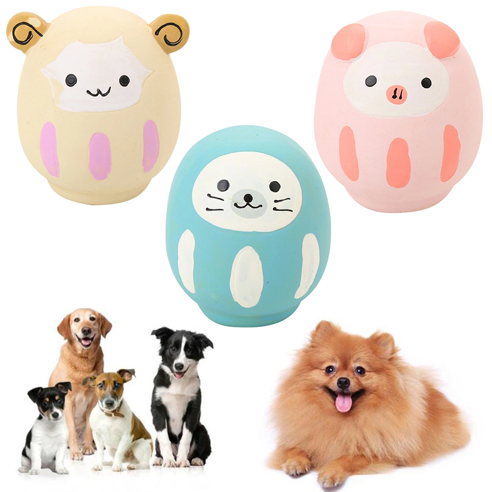 Latex Animal Sound Squeaky Dog Puppy Anti Squeeze Bite Resistant Molars Toy
