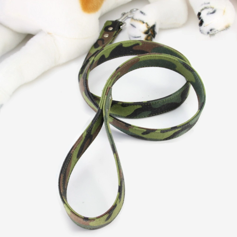 120cm Adjustable Camouflage Printed Pet Puppy Dog Leash Traction Rope Belt Strap