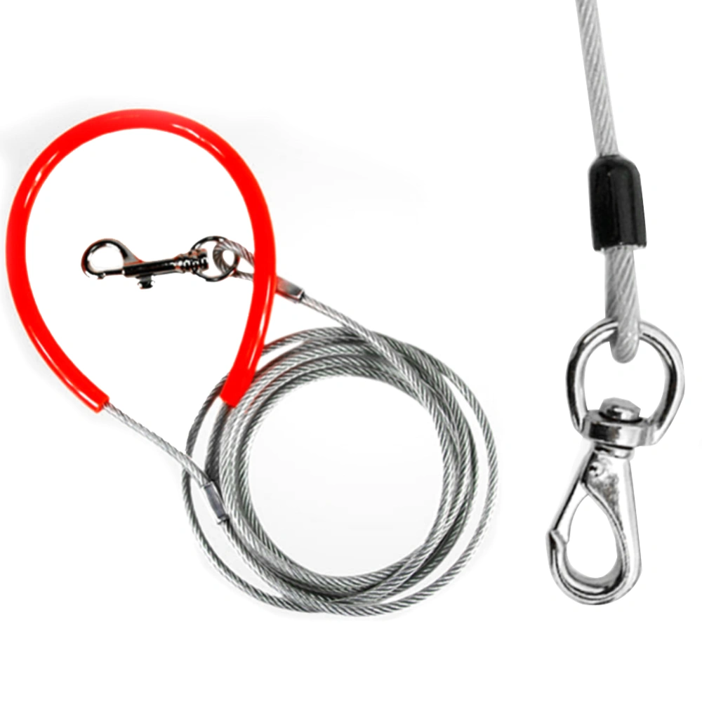 Steel Wire Anti-bite Dog Traction Rope Walking Lead Leash Strap Pet Supplies