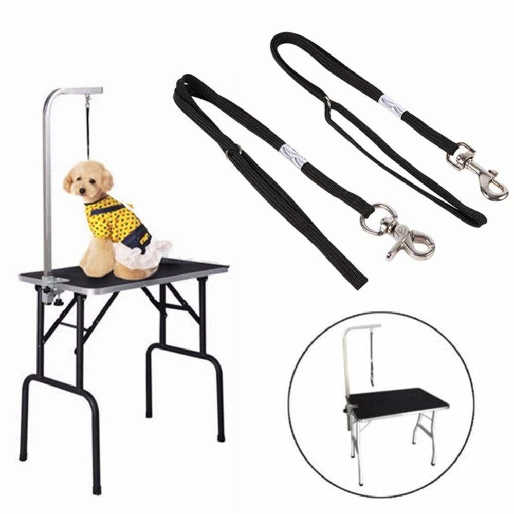 Adjustable Dog Cat Grooming Table Arm Bath Restraint Rope Harness Noose Loop