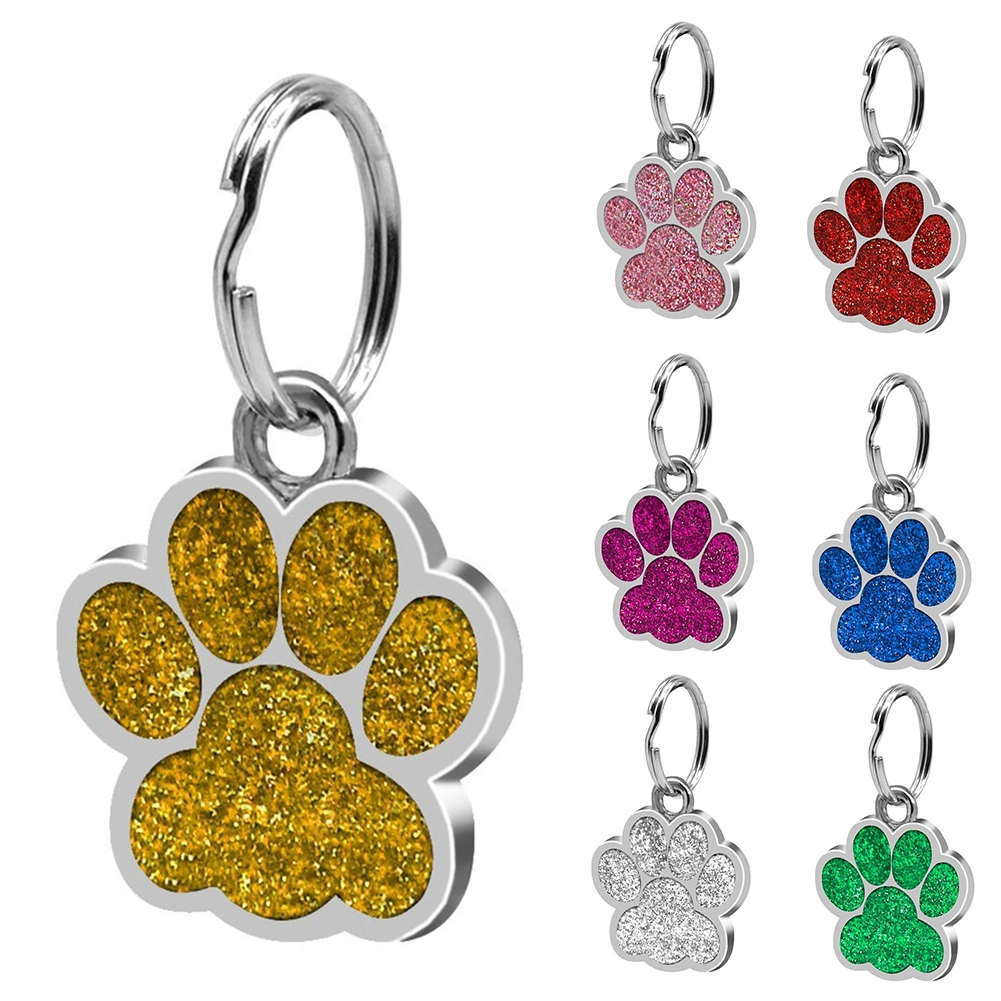 Pet Tag Claw Shape Decorative Durable Paw Dog ID Tag for Hiking