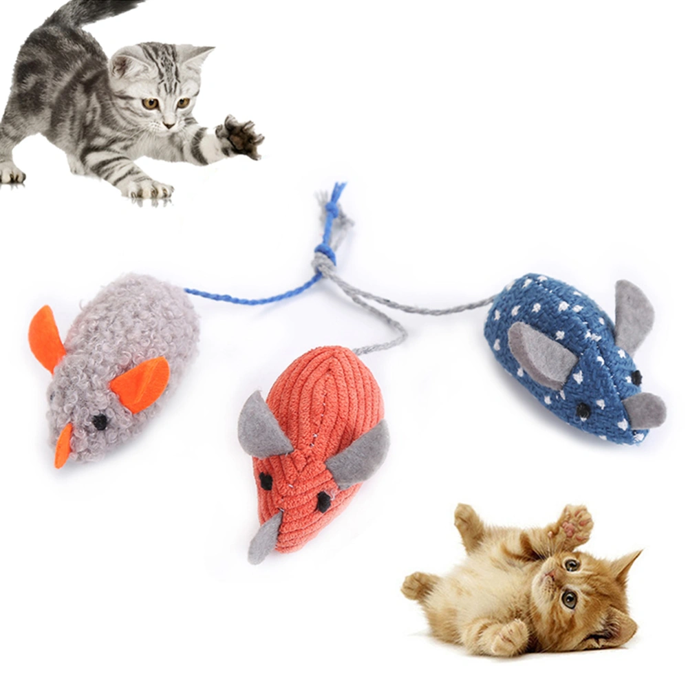 Pet Cats Kitten Funny Fake Mouse Playing Interactive Bite-resistant Chew Doll