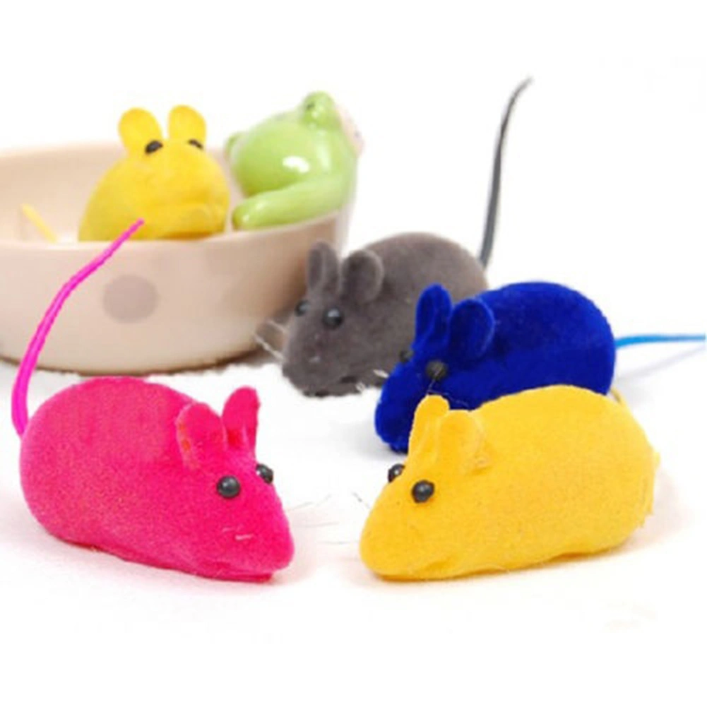 Cute Faux Little Mouse Squeak Noise Sound Rat Playing Toy for Pet Cats Dogs