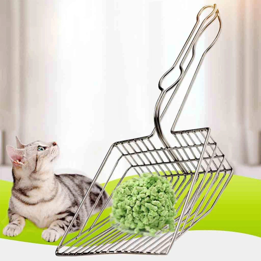 6 inch Large Hollow Metal Cat Litter Scoop Toilet Cleaning Tool Pet Supplies