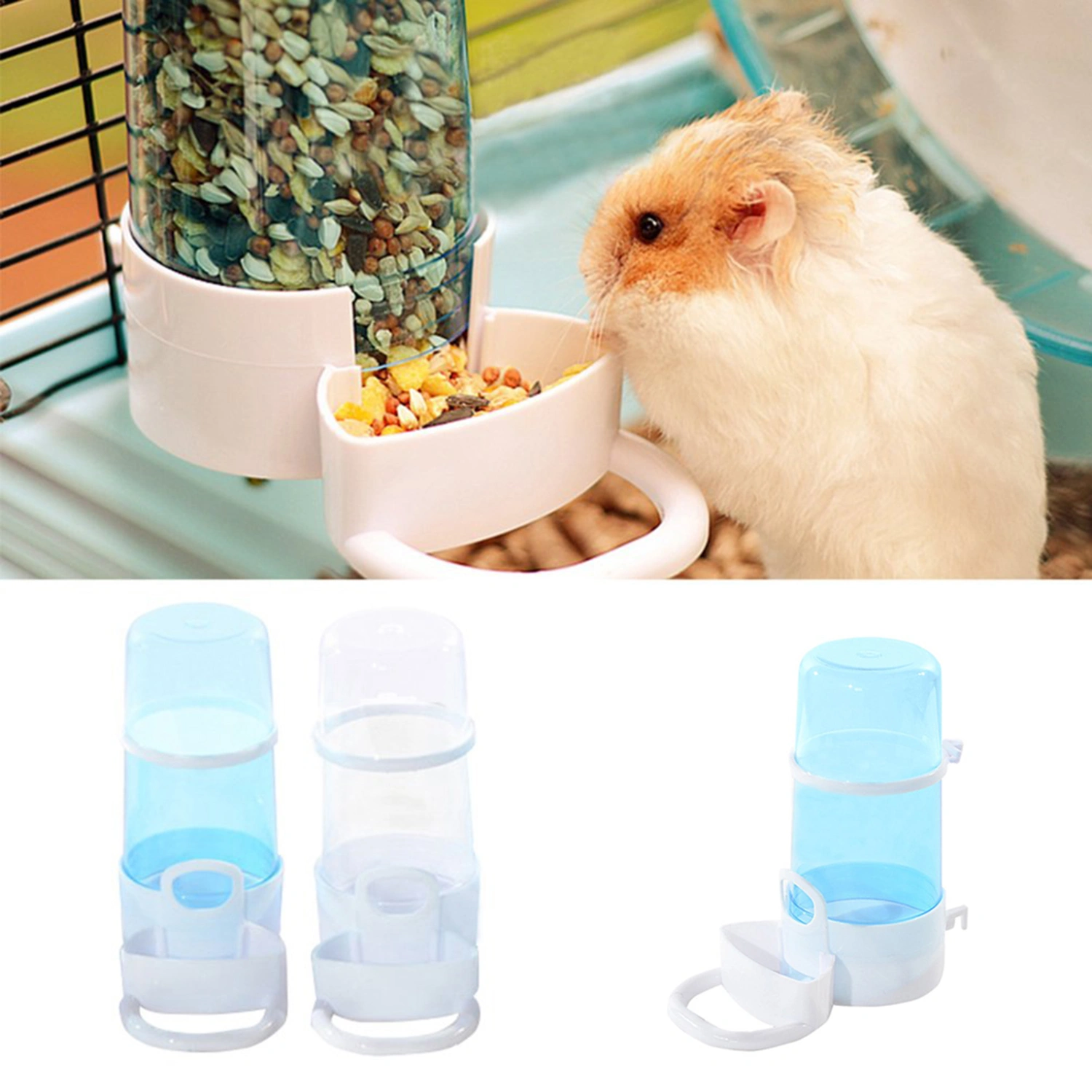 Bottle Automatic Large Capacity Plastic Durable Hard Bird Feeders for Hamster