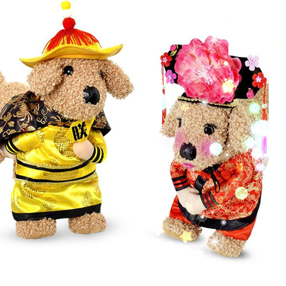 Halloween Pet Dog Cat Chinese Emperor Princess Outfit Cosplay Costume Clothes