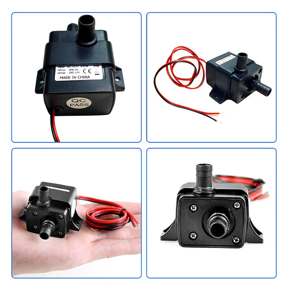 Ultra-quiet DC 12V 4.2W 240L/H Waterproof Brushless Mini Submersible Water Pump