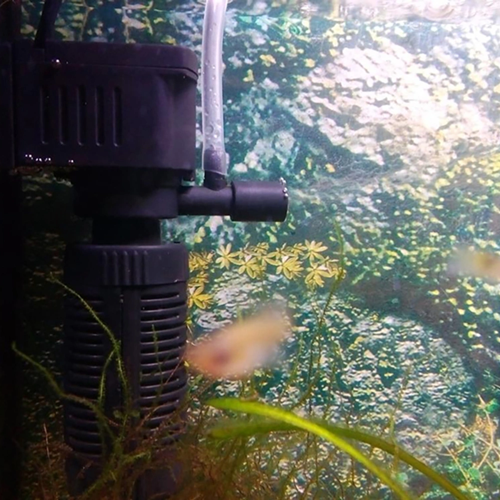 3 in 1 3W Mini Aquarium Fish Tank Filter Water Purifier Submersible Oxygen Pump