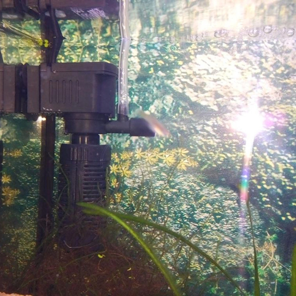 3 in 1 3W Mini Aquarium Fish Tank Filter Water Purifier Submersible Oxygen Pump