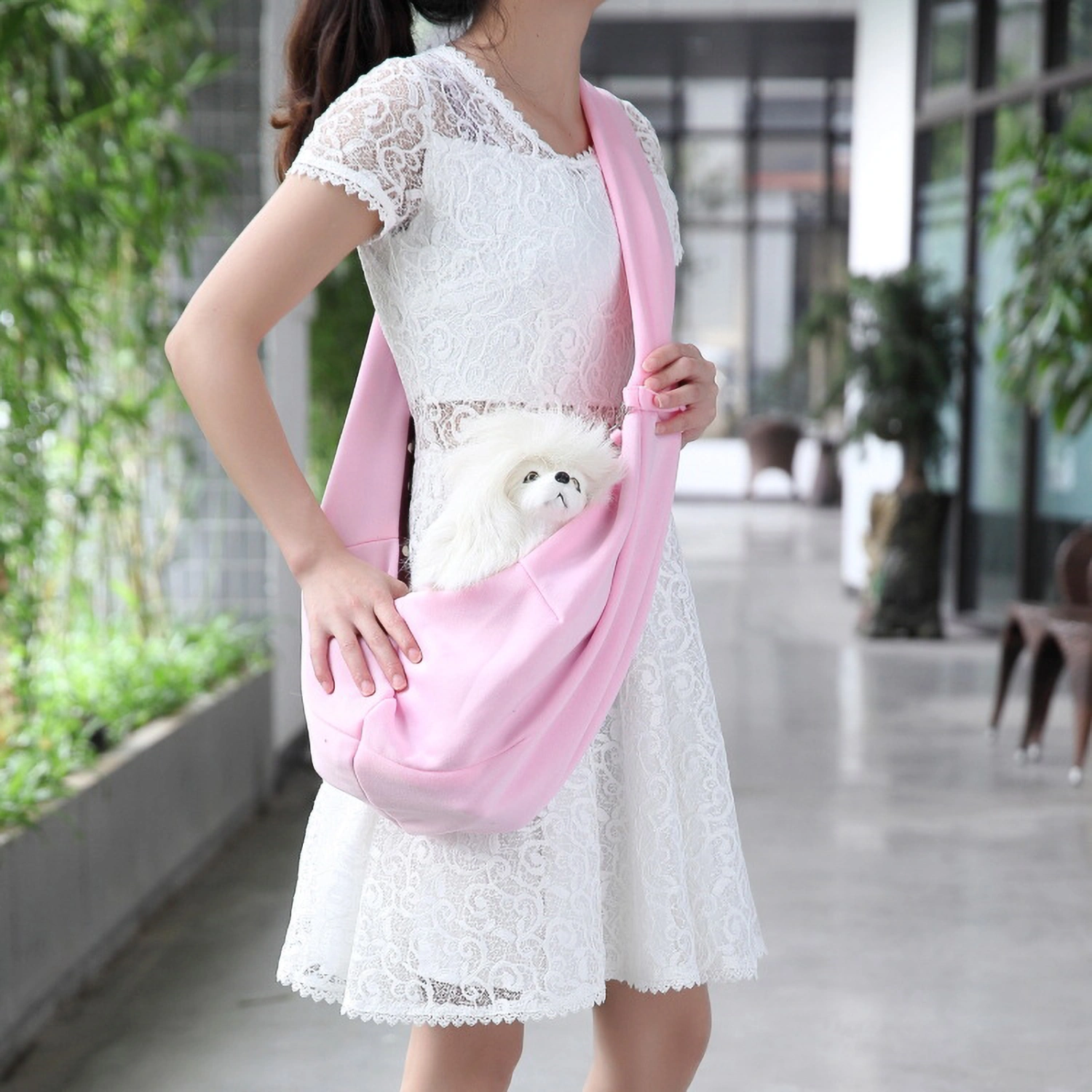 Outdoor Travel Pet Dog Cat Puppy Breathable Carrier Shoulder Bag Sling Backpack