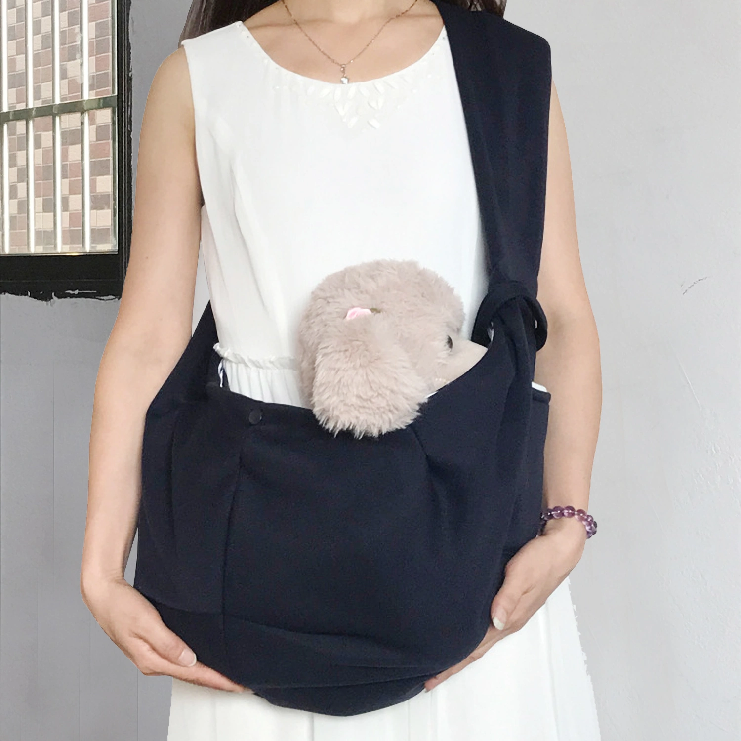 Pet Dog Cat Puppy Travel Outdoor Breathable Shoulder Bag Carrying Sling Carrier