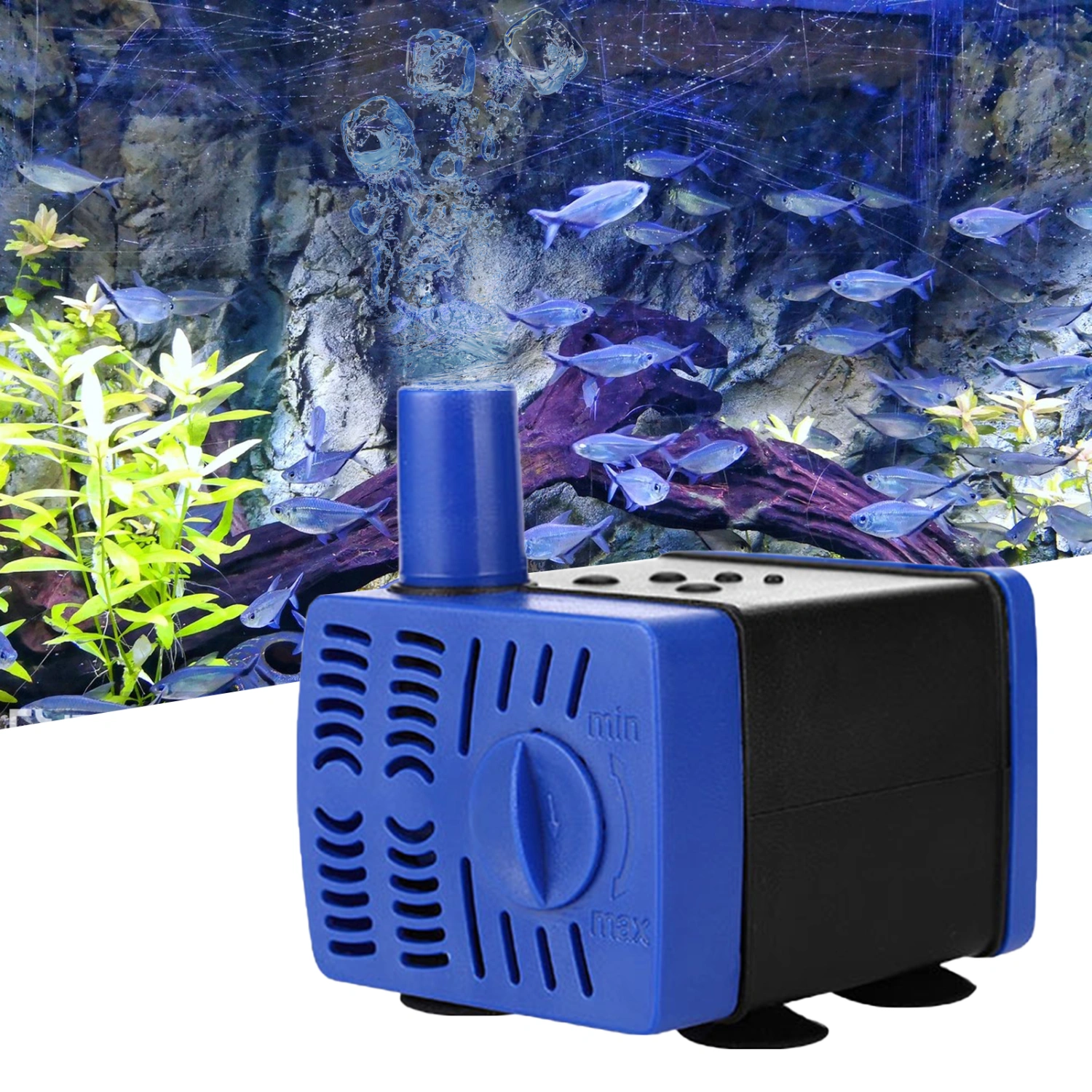 3W/5W 220V-240V Aquarium Water Pump Ultra-Quiet Multifunctional Water Change Fish Tank Submersible Water Fountain Pump Aquarium Supplies