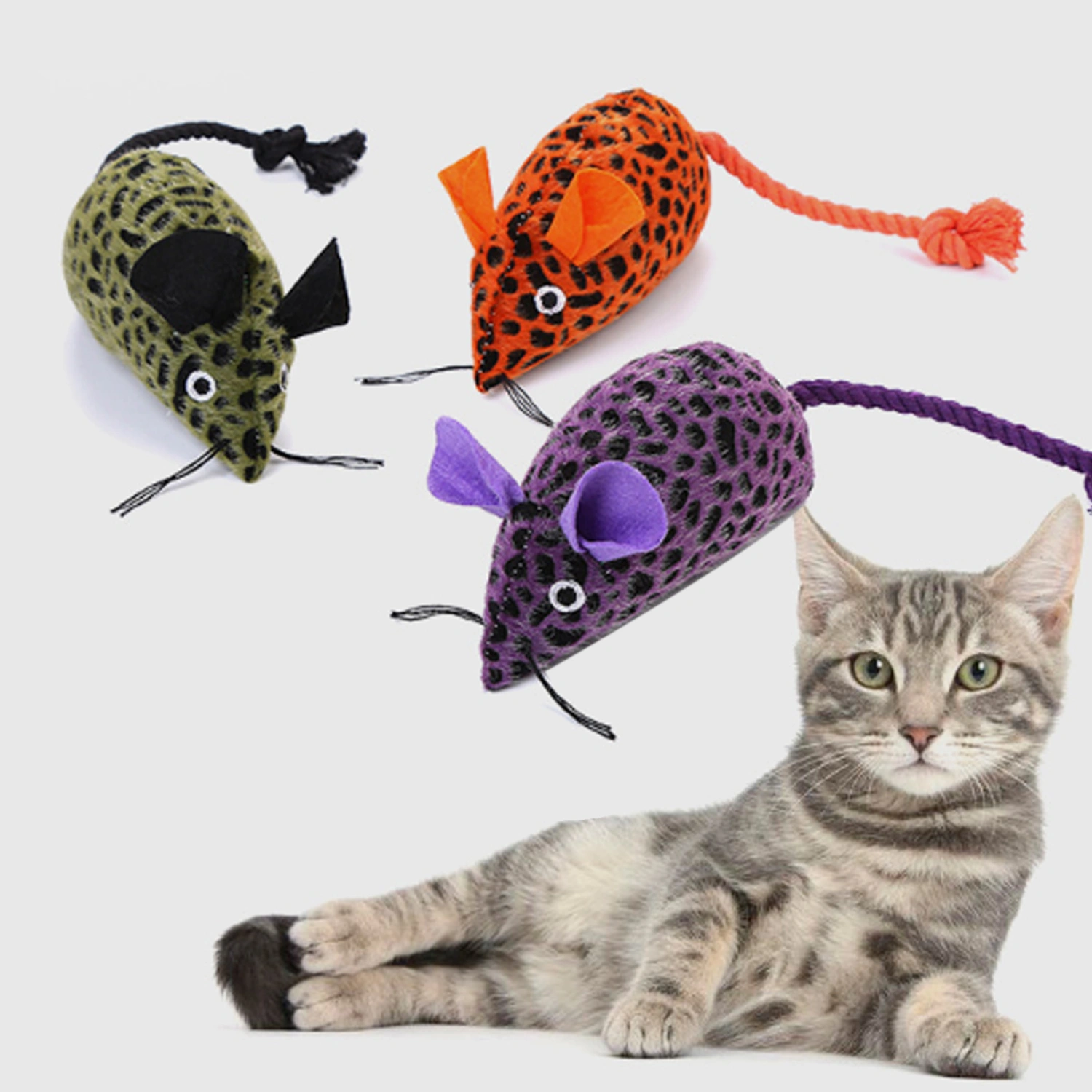 Kitten Plush Simulated Mouse Interaction Cat Toy Bite Resistant Pet Supplies