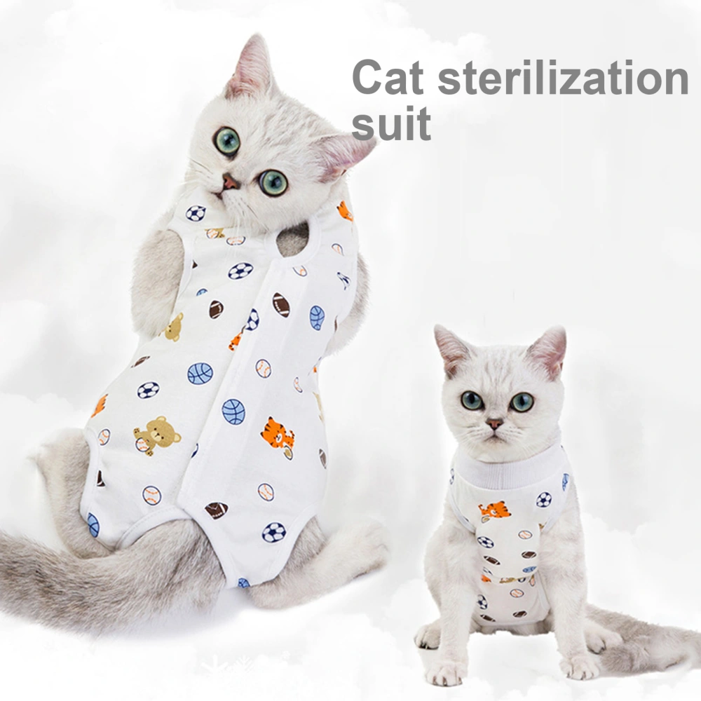 Cat Sterilization Clothes Postpartum Cotton Vest Anti-licking Weaning Pet Supply