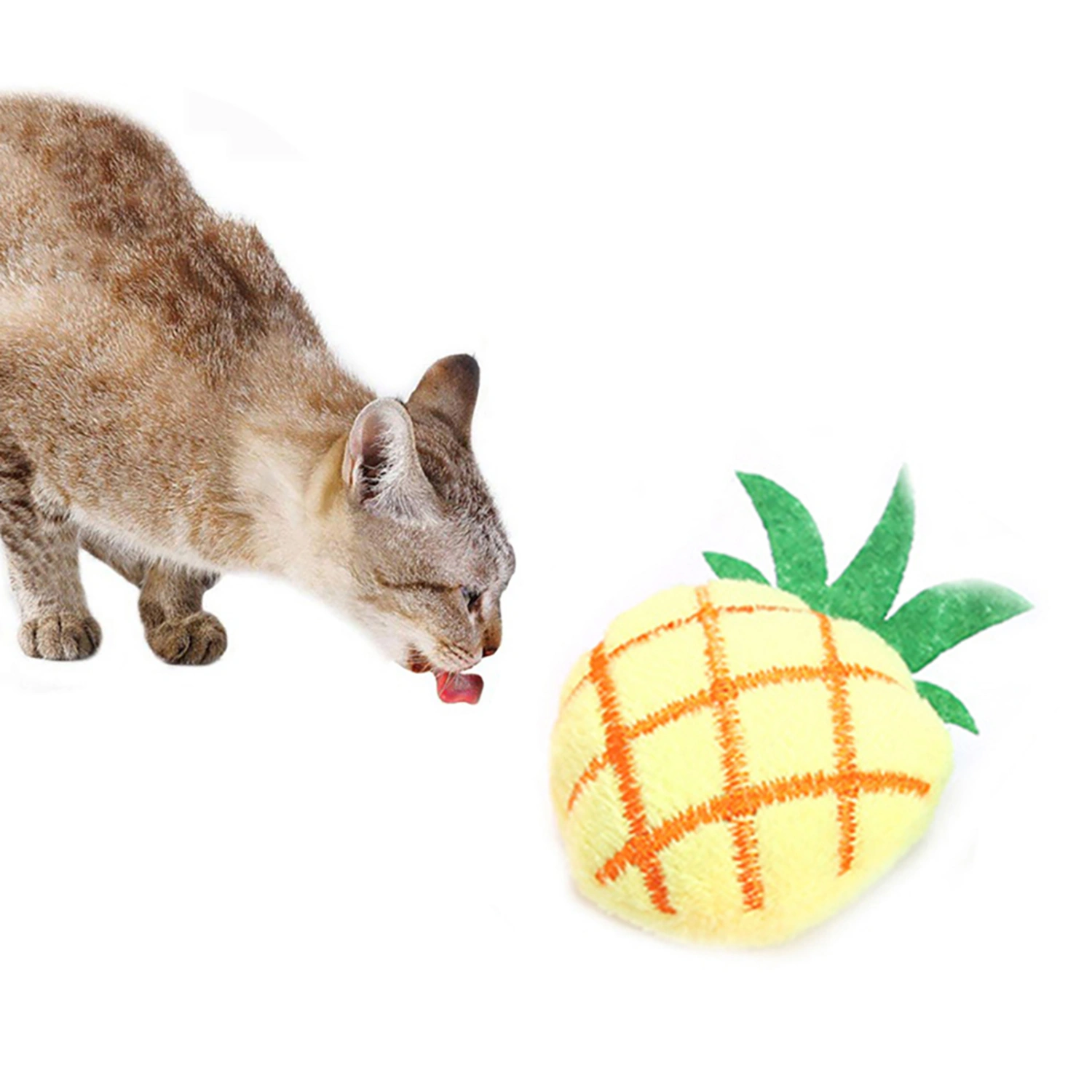 Kitten Catnip Toy Decorative Comfortable Fruit Carrot Cat Chew Toys for Kitty