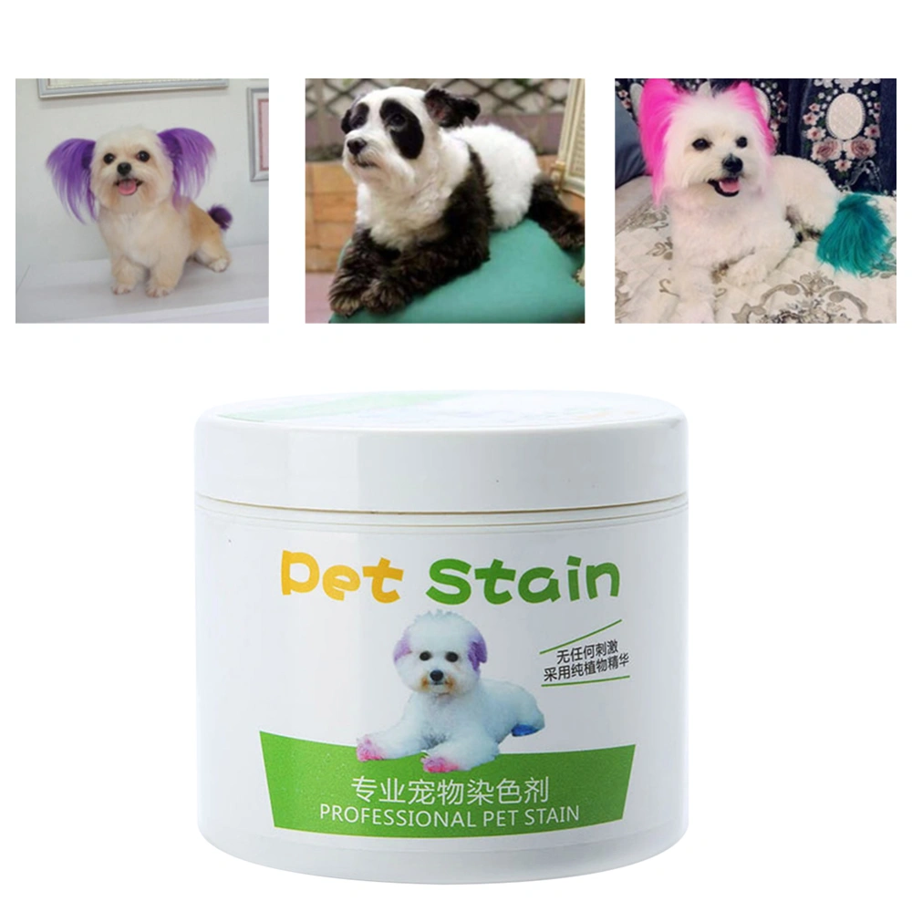 100ml Professional Pet Stain Anti Allergic Cat Dog Hair Dye Cream Coloring Agent