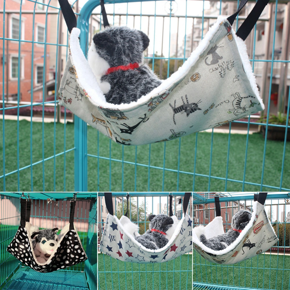 Cute Rabbit Chinchilla Cat Cage Hammock Small Pet Dog Puppy Bed Cover Blanket