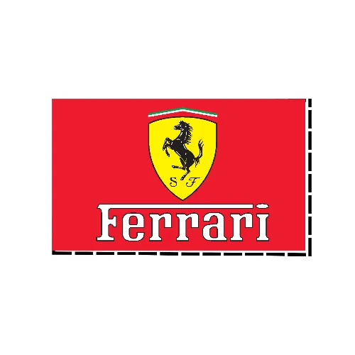 #1 ferrari flag 3x5ft