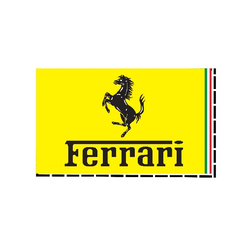 #2 ferrari flag 3x5ft