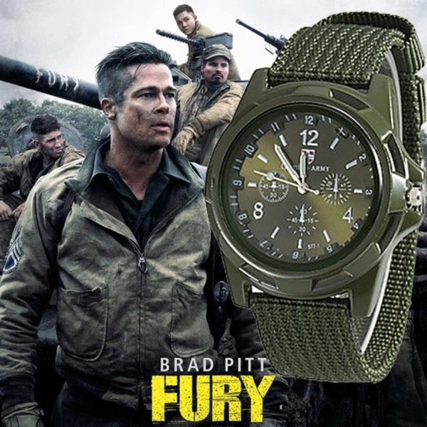 Men Army Watch Nylon Military Male Quartz Watches Fabric Canvas Strap Casual Cool Men's Sport Round Dial Relogios