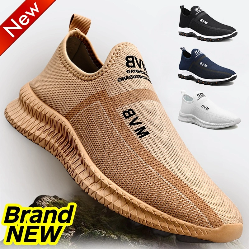 New Fashion Men Wear-resistant Outdoor Trekking Shoes Breathable Mesh Light Weight Sports Shoes Sneakers Comfortable Casual Hiking Camping Shoes Size 39-47