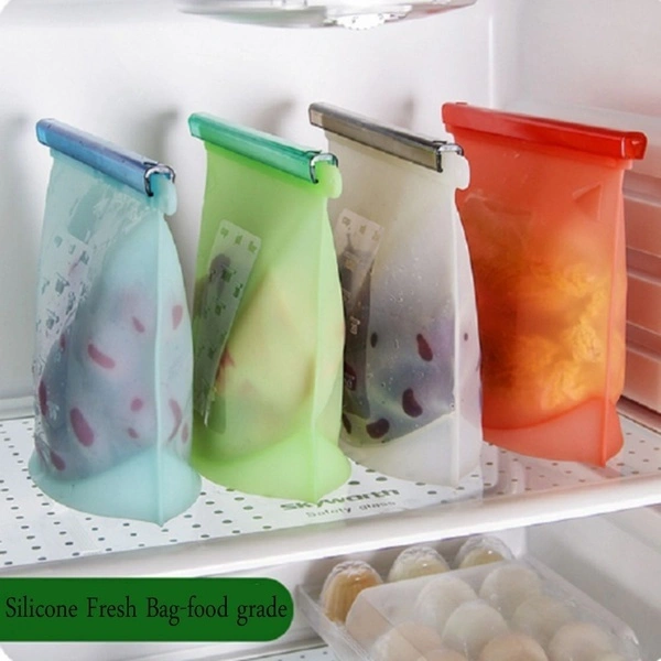 Containers Fridge Storage Bags Silicone Wrap Vacuum Food Sealer