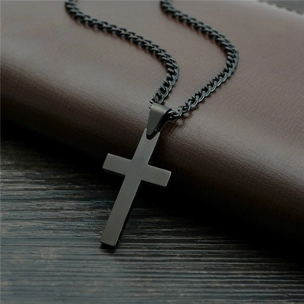 Vintage Cross Pendant Necklace Stainless Steel Necklace New Design Pendant Necklace Men Women Necklace