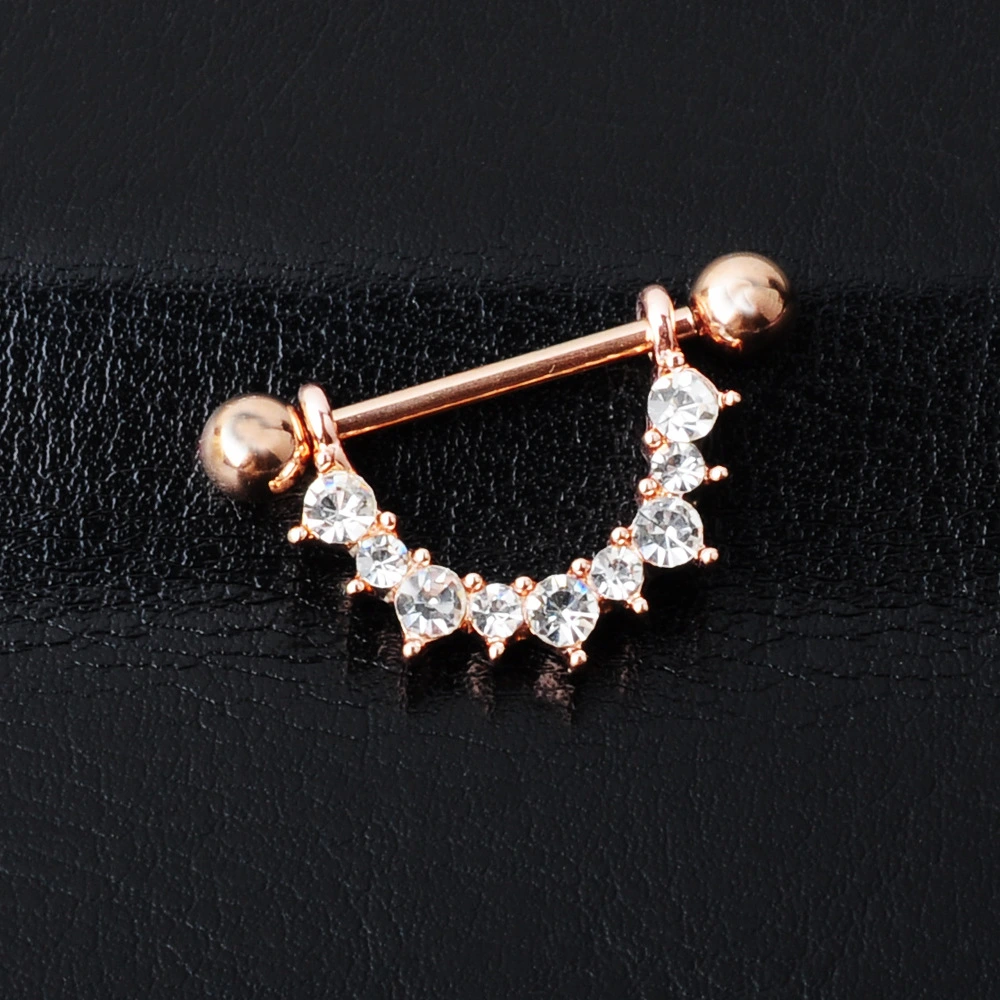 Nipple Ring U-shaped Diamond Nipple Ring Ornament Accessories