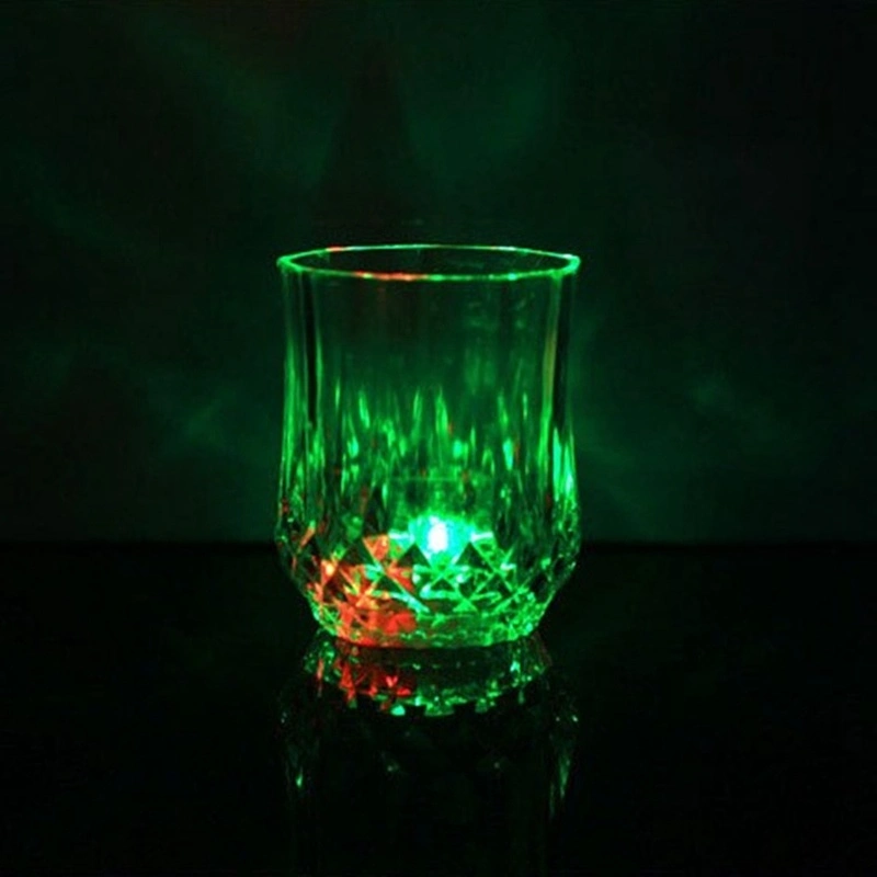 LED Wine Champagne flute''s Light Up Glasses LED Liquid Activated