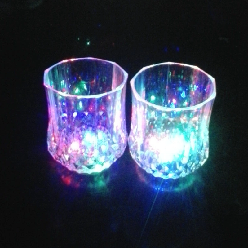 LED Wine Champagne flute''s Light Up Glasses LED Liquid Activated