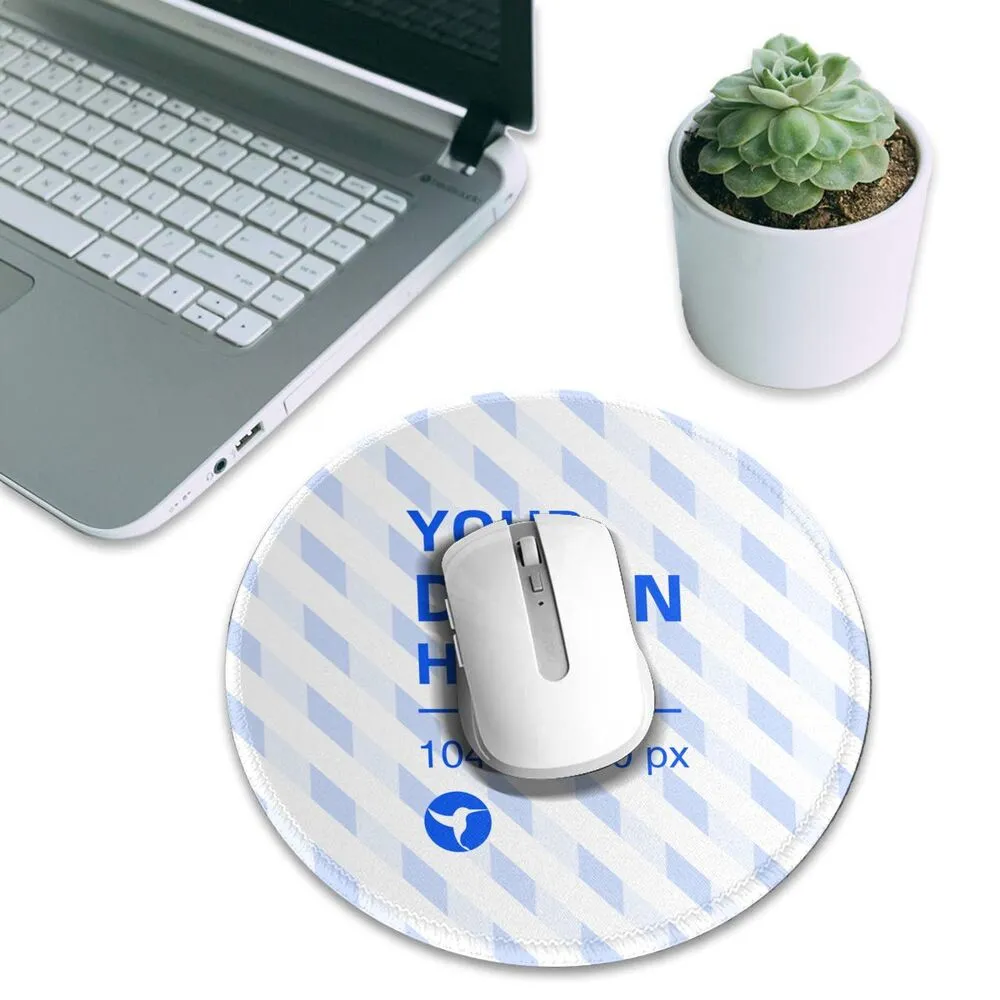 8in Round Non-slip Rubber Mouse Pad