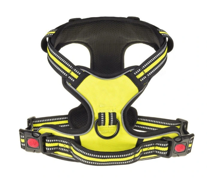 Medium And Large Dog Pet Chest Harness Breathable Reflective Vest-style Vest Dog Harness Big Dog Chest Harness Explosion-proof Customized