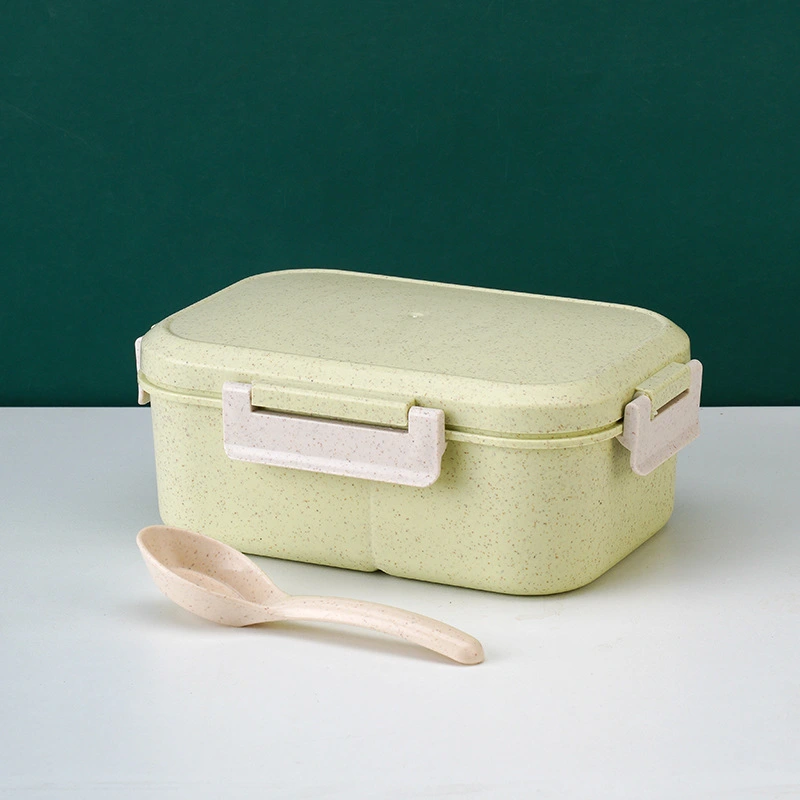 Large-capacity Portable Lunch Box In Pp Material That Can Be Microwaved To Heat The Student Canteen