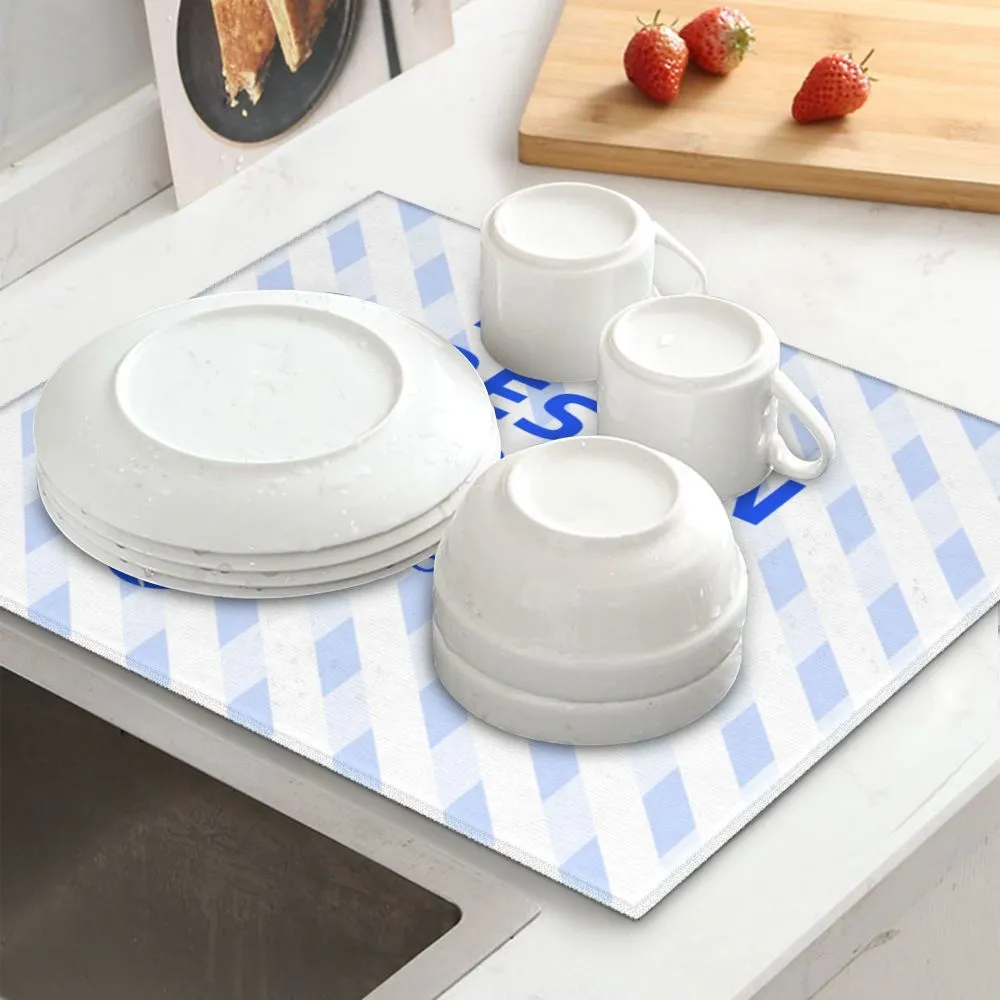 Anti-slip And Hangable Absorbent Pads For Kitchen Countertops