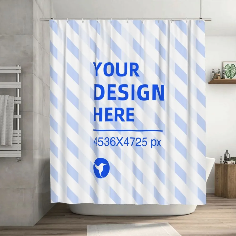 72x72in Waterproof Quick Dry Bathroom Shower Curtain