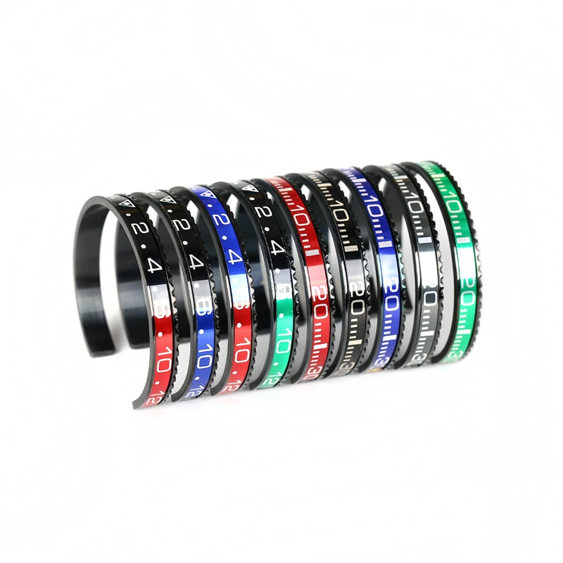 Ltalian Style SPEEDOMETER titanium steel steel color opening 9 color water ghost speed bracelet