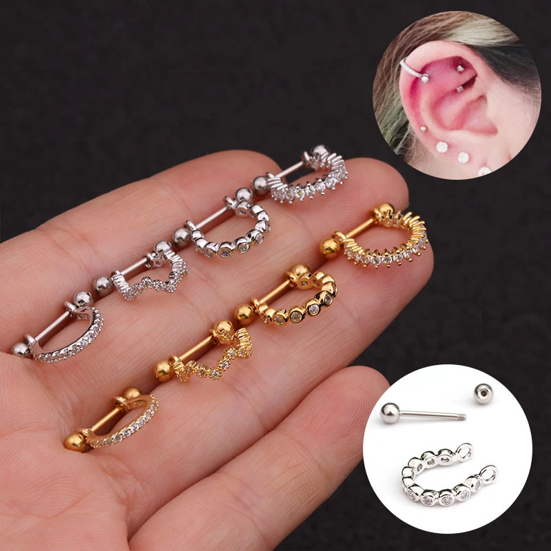 Zircon soft ear bone nails