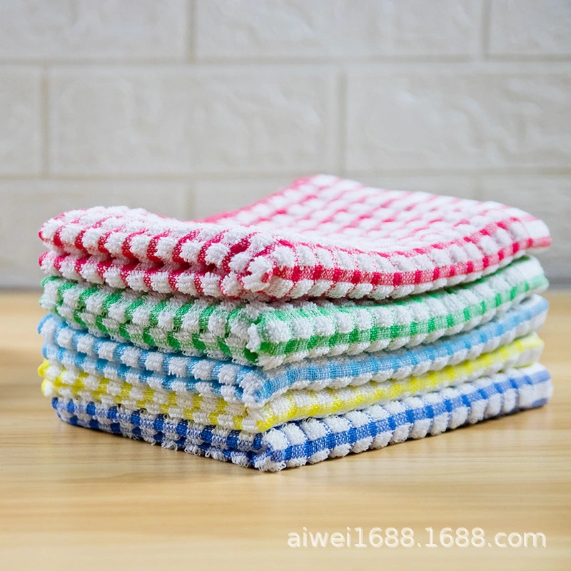 Kitchen Anti-grease Wiping Rags Efficient Super Absorbent Microfiber Cleaning Cloth Home Washing Dish Kitchen Cleaning Towel