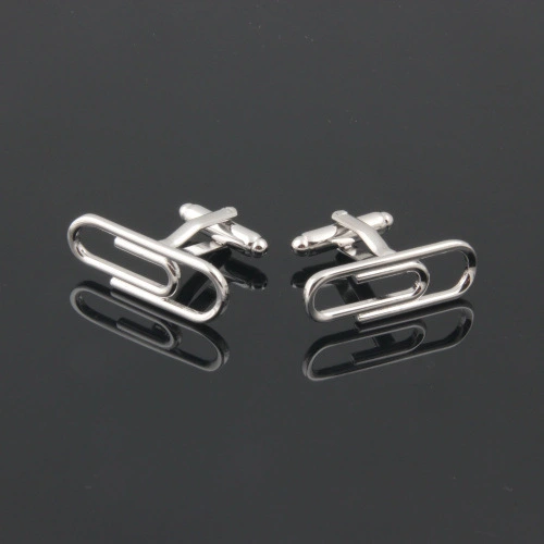 French Pictographic Cuff Link Paper Clip