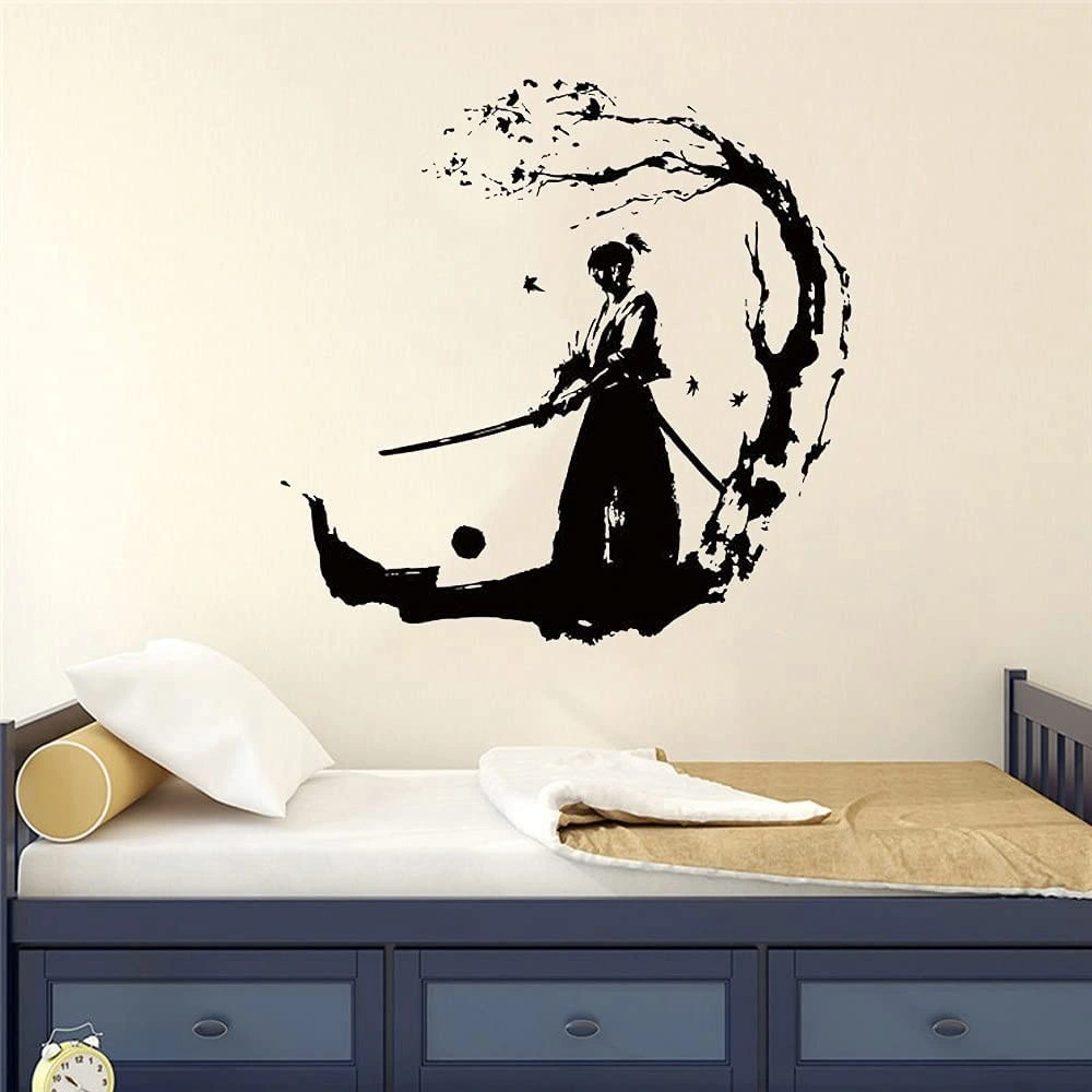 Japanese Warrior Knight Wall Stickers