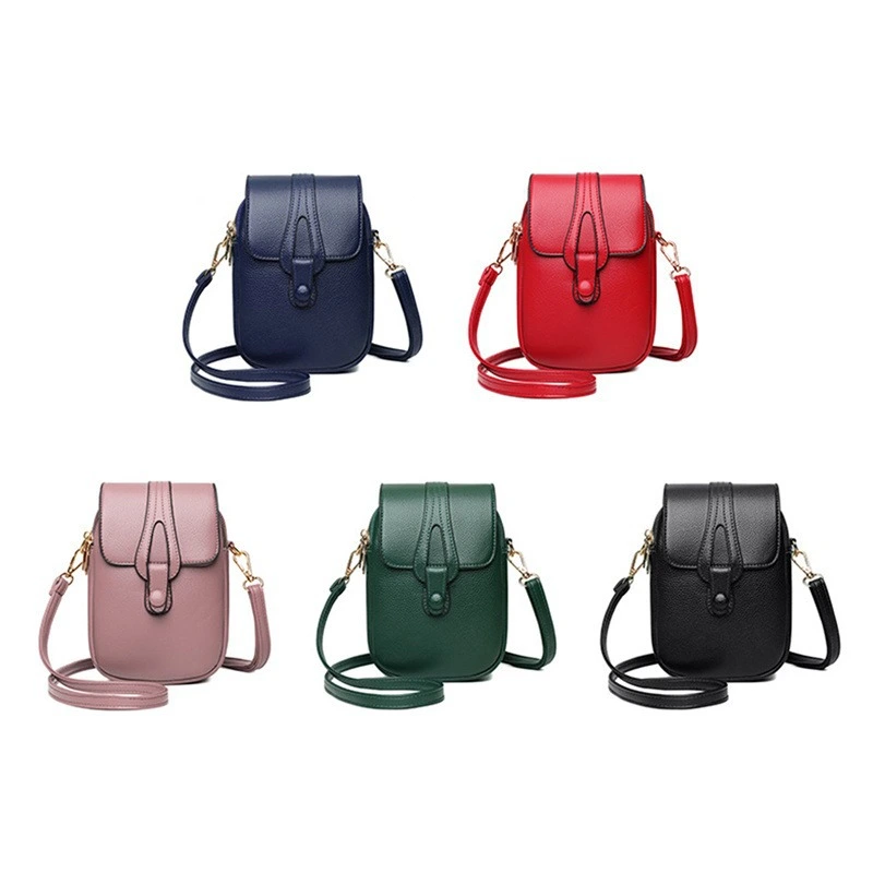 NEW Vintage Fashion Small Shoulder Bags For Women Retro PU Leather Crossbody Phone Purse Messenger Bag Mobile Phone Bag for Ladies